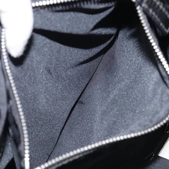 FENDI Zucca Canvas Hand Bag Black Auth bs26161 - Picture 13 of 16